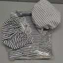 4 Pack Sourdough Bread Bags Linen Bread Bags for Homemade Bread Sourdough with Bowl Cover - Reusable Bread Storage Bags Sourdough Bread Bag & Beeswax Bread Bag with Bread Proofing Cover (Blue Stripe & Gray Stripe(2PCS))