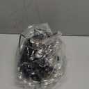 Brightown Outdoor String Lights, 50FT 25 G40 Bulbs Shatterproof Patio Lights, IP65 Waterproof Dimmable Hanging Connectable Globe LED Outdoor Lights for Backyard, Bistro, Porch, Deck, Balcony (Black)