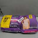 Depend Night Defense Adult Diapers, Incontinence & Postpartum Bladder Leak Underwear for Women, Disposable, Overnight, Medium, Blush, 24 Count