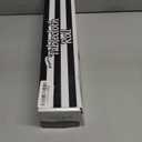 100 Ft x 54 Inch Black & White Striped Tablecloth Roll with Cutter Box Disposable Halloween Plastic Tablecloth Cut to Size Table Cover Backdrop for Halloween Backdrop Stage Party Supplies