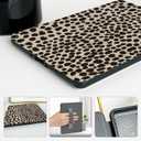 MOROCK Case for All-New 7" Kindle Paperwhite and Colorsoft Paperwhite Signature Edition(12th Generation-2024 Released),Premium PU Leather Cover with Hand Strap, Auto Wake/Sleep, Khaki Leopard Print