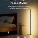 SwitchBot Floor Lamp with Matter, RGB, Warm Cool White, Corner Floor Lamp Compatible with Apple Home, Alexa, Google Home, 1200lm, Music Sync, Scene Modes, 16 Million Colors for Living Room Bedroom