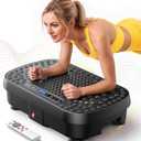 Vibration Plate Exercise Machine, Whole Body Workout Vibrating Plate for Lymphatic Drainage and Weight Loss, Home Fitness Shake Plate Equipment for Full Body Training and Wellness Use