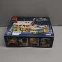 Christmas House Village Building Blocks Set with Light, Snow Cabin and Camper Holiday Scene Model Kit, Winter Vacation Building Toy Gift for Adults, 2098pcs