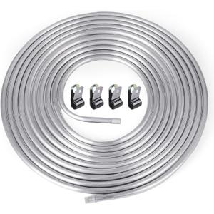 3/8" OD Aluminum Hard Fuel Line 25 Feet Hardline Tube Thickness is 0.039"