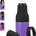 PATIKIL Slim Can Cooler, 12oz Skinny Can Insulated Beer Sleeve Drink Holder with Bottle Opener for Beer Soda Coffee Regular Cans and Bottles, Purple
