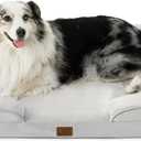 Bedsure XL Orthopedic Dog Bed for Extra Large Dogs - Washable XLarge Dog Cat Bed Waterproof, Comfort Dogs Couch Sofa with Washable Removable Cover, Pet Bed with Nonskid Bottom, Light Grey, 42"