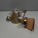 JONATHAN Y 7" Brass Gold Classic Industrial Metal Adjustable Arm LED Wall Sconce for Bedside Reading, Farmhouse Swing Arm Wall Lamp with Metal Shade, Hardwired (JYL7461A) (Set of 1)