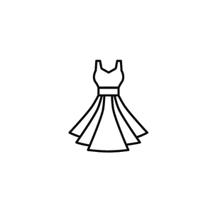 IMR Red Church Dress 2XL