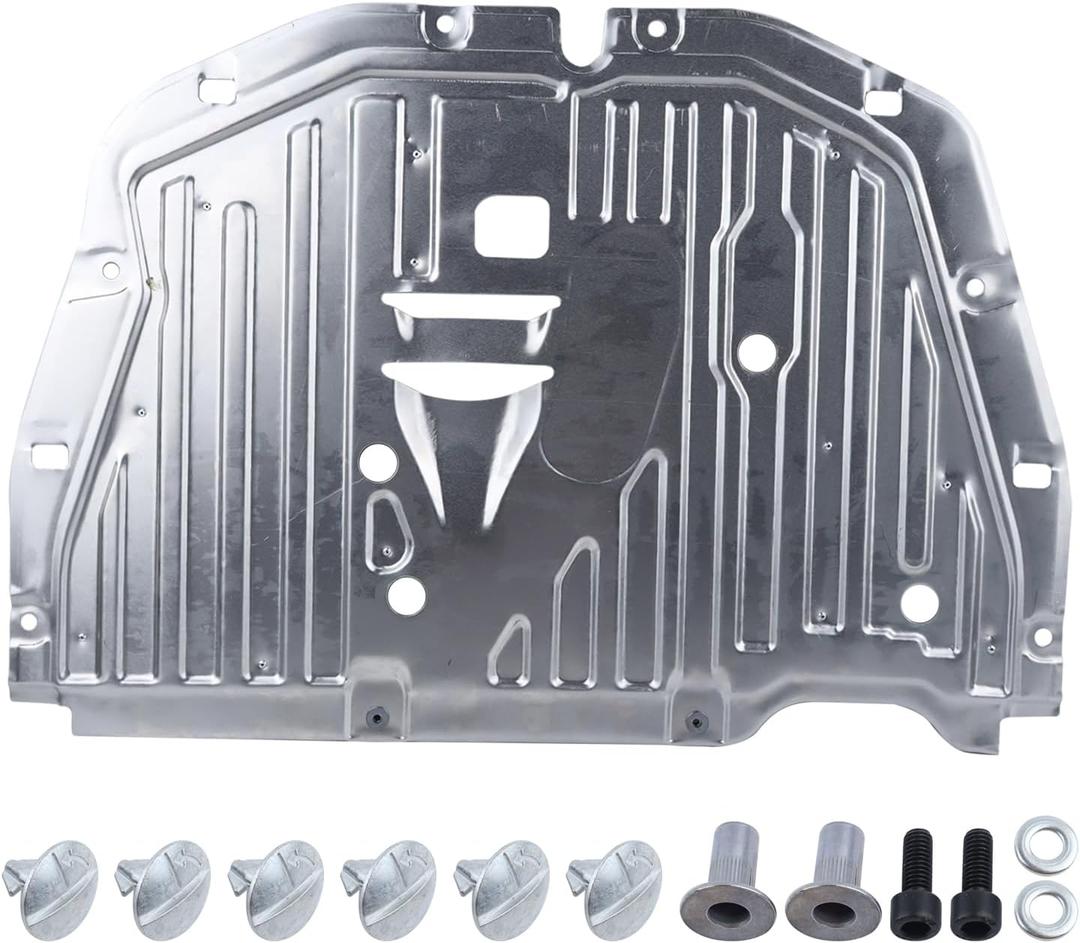 Engine Splash Guard Shield Compatible with 2016-2021 Honda Civic 2.0L 74110-TBA-A00 Under Car Cover Board (74110TBAA00)
