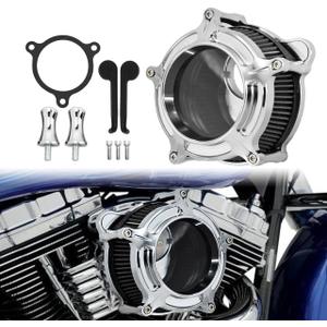 Motorcycle Air Filter Cleaner Intake Filter System Kit