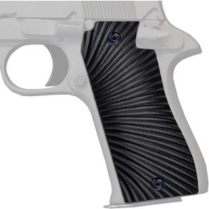 Guuun G10 Grips for Star BM/BKM OPS Starburst Texture - (Black)