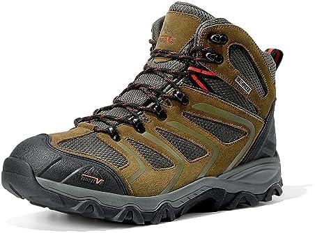 NORTIV 8 Men's Ankle High Waterproof Hiking Boots Outdoor Lightweight Shoes Trekking Trails Armadillo 11