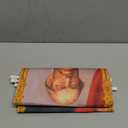 Haimimall 4pcs Haunted Mansion Stretching Portraits Outdoor Halloween Decoration, Haunted Mansion Porch Sign Banner Halloween Vintage Banner for Home Wall Hanging Decor