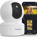 BoyKeep 2K Indoor Security Camera 5G/2.4GHz Wi-Fi Cameras for Baby/Elder/Dog/Pet Camera with Phone app, 2-Way Audio Baby Monitor Camera, Night Vision, Cloud & SD Card Storage (white)