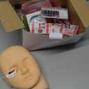 Lashes Kit for Eyelash Extension Beginner Lash Tech Starter Kit with Eye Lash Mannequin Head, Professional Eyelash Extension Kit with Lash Fan, Extension Glue and Eyelash Remover for Practice Training (Black)