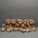 5 Pack Teddy Bears Bulk 13.5 inich Teddy Bear Stuffed Animal Baby Shower Decorations for Centerpiece Gifts for Christmas Valentine's Mother's Day for Kids or Adults (5 Light Brown)