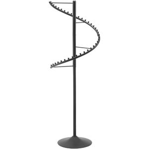 71 Inch Spiral Clothing Racks,Spiral Rotating Clothing Rack,Modern Metal Clothes Garment Display Racks for Storage,Freestanding Retail Clothe Hanger for Bedrooms, Living Rooms, Stores (black)