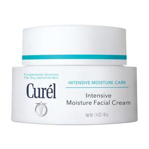 Curel Japanese Skin Care Intensive Face Moisturizer Cream, Hydrating Face Lotion for Dry to Very Dry Sensitive Skin, Anti-Aging, Fragrance-Free, Anti-Wrinkle Japanese Skin Care, 1.4 Oz