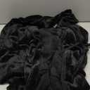 Fruit of the Loom Womens Fleece Robe (Medium-Large, Black)