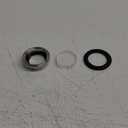1.5" Tri Clamp End Cap Sight Glass 316 Stainless With Borosilicate Glass (1.5")