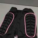 OHMOTOR Padded Shorts Snowboarding Skiing for Women Men, Skating Butt Pad Guard, Impact Crash Pants Shorts Hip Protection (Medium-3X-Large, Pink - for Female)