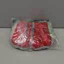 FUAMEY Dog Coat for Small Dogs,Waterproof Dog Winter Jacket with Harness Built in Puppy Cold Weather Coats Reflective Pet Vest with Zipper Warm Fleece Dogs Snowsuit Windproof Red S