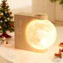 Sunrise Alarm Clocks for Heavy Sleepers, Night Lamp Clocks for Bedrooms with Moon Light, 10 Light Effects, 30/ 60/ 90 Timer, 10 Sleep Nature Sounds, 15 Ringtones, 12 Volume Control with Snooze Function