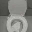 Hibbent Elongated Padded Toilet Seat with Bidet, Raised Toilet Seat