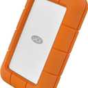 LaCie Rugged Thunderbolt USB-C 4TB External Hard Drive Portable HDD USB 3.0 compatible, Drop Shock Dust Water Resistant, Mac and PC Computer Desktop Workstation Laptop, 1 Mo Adobe CC (STFS4000800)