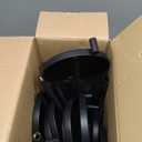 iDavosic.ly Plant Stand Indoor Outdoor, 5 Tier Corner Metal Flower Display Holder Shelf, Easy Assembly Folding Tall Orchid Rack for Patio Balcony Porch Garden Living Room House, Black