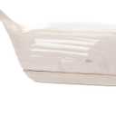 Nautical Whale Glossy White 9 x 4 Ceramic Butter Dish With Lid