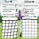 Golf Practice Net,Heavy Duty Nylon Golf Hitting Net,Golf Net Outdoor Indoor with Wire Hanging Kit,Golf Nets for Backyard DrivingGolf,Baseball, Hockey, Soccer10/15/20/25/30ft
