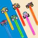 Monster Truck Party Favors,24Pcs Car Bubble Wands for Kids,Mini Bubble Wand for Monster Truck Birthday Party Supplies Decorations,Pinata Stuffers Goodie Bag Gifts Fillers Classroom Prizes