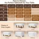 Biscaynebay 2 Packs Fall Tablecloth Rectangle Tables 60x84''-Rust Thanksgiving Autumn Harvest Gathering Jacquard Fabric Damask Table Cloths Kitchen Dinner Dining Outdoor Picnic Holiday Parties