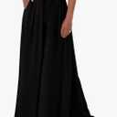 BTFBM Women Casual High Waist Wide Leg Pants 2026 Spring Summer Long Palazzo Pants Pocket Lounge Beach Vacation Clothes, XXL