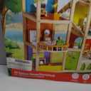 All Seasons Kids Wooden Dollhouse by Hape | Award Winning 3 Story Dolls House Toy with Furniture, Accessories, Movable Stairs and Reversible Season Theme L: 23.6, W: 11.8, H: 28.9 inch