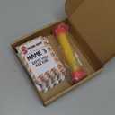 Christmas Party 5 Second Game, 72 Cards and Red 5 Second Hourglass Family Card Game Night with Galentine Family Friends Galentines Day for Ages 17+