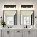 21.6 Inch Bathroom Light Fixtures, with Clear Glass Shade