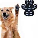 Dog Anti Slip Paw Grips Traction Pads,Dog Feet Stickers with Stronger Self-Adhesive Paw Pad Provide Traction for Senior, Injured Dogs,12 Sets (48 pcs) S Black