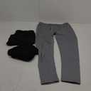 Real Essentials 3 Pack: Men's Thermal Underwear Base Layer Fleece Lined Pants with Fly - Long John Bottom(Big & Tall) (Medium)