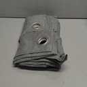 Simplebrand Linen Textured 100% Sage Green Blackout Curtains 63 Inch Length 2 Panels for Bedroom, Thermal Insulated Soundproof Grommet Curtains Blackout, Farmhouse Window Privacy Drapes, 40"W x 63"L