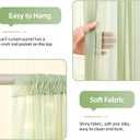 10x10ft Sage Green Tulle Backdrop Curtains with Lights String for Party,Wrinkle Free Sheer Curtain Wedding Photo Backdop Drapes for Baby Shower Birthday Party Photography Home Decorations