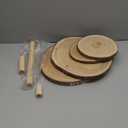 Rustic 4-Tier Wooden Cupcake Stand for 50 Cupcakes - Elegant Dessert Display for Parties, Weddings, Birthdays & More