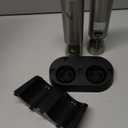 CIRCLE JOY Electric Salt and Pepper Grinder Set Stainless Steel Spice Grinder Automatic Pepper Mills with Easy-to-Carry Dual Charging Station, White Led Light, and Adjustable Coarseness, Silver (Rechargeable Set with 2-in-1 Charging Base - Silver)