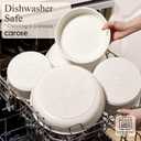 CAROTE 19pcs Pots and Pans Non Stick, Cookware Sets Detachable Handle, Induction Kitchen Pots and Pans,NonStick Cooking Set, Oven/Dishwasher/Fridge Safe, Space Saving (Cream White)