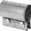 Exhaust Pipe Clamp/Exhaust Muffler Tube Joint for Car Truck/Durable Stainless Steel 1.77" 87mm / 1 Pc Silver Tone