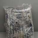 Area Rugs 8x10 Living Room: Washable Rug Modern Abstract Large Rugs Soft Non Slip Neutral Rug Stain Resistant Indoor Carpet for Bedroom Kitchen Dining Room Home Office Rugs(Black Brown,8'x10')