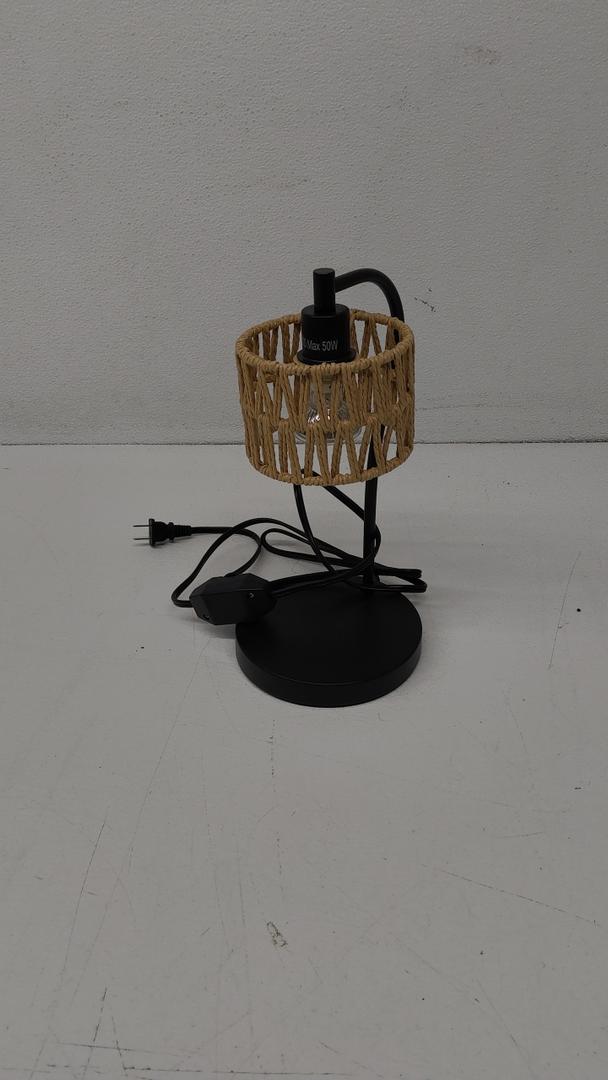 Table Lamps for Living Room Boho Bedside Lamps with LED Bulbs