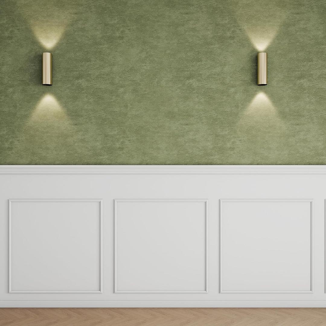 Colingmill 3 Set Accent Wall Molding Kit Premade Wainscoting Panels Wall Molding Peel and Stick Panel White Pre Cut Trim for Walls Picture Frame Molding for Home Decoration(31.5x31.5 Inch)